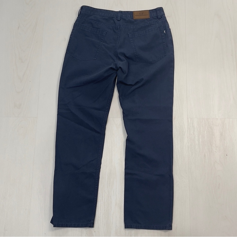 Two Men’s 30x30 Vineyard Vines 5 Pocket Khahi Pants (Brown and Blue)
